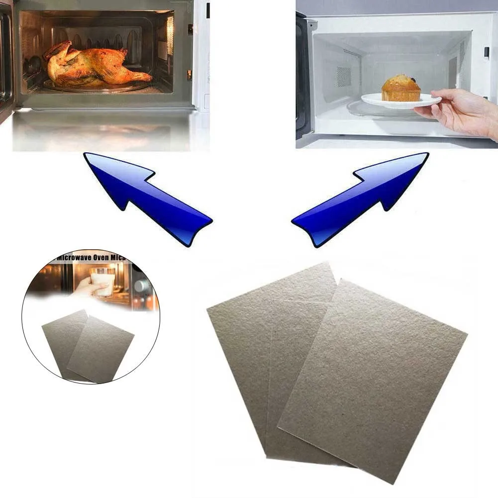 Microwave Oven Mica Plate Mica Sheet 12x15cm 10Pcs microwave oven mica sheet microwave oven spare parts