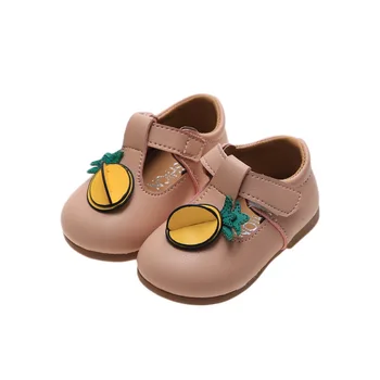 

Girls' Single Shoes 2020 Spring New Baby Soft Bottom Wild Flower Leather Shoes Korean Fashion Kids Cute Toddler Shoes B934
