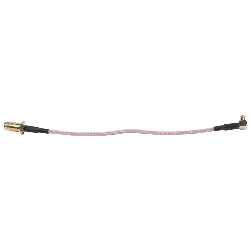 

RF Sma Female Bulkhead To Mcx Male Right Angle RF Cable Assembly RG316 15cm 6inch For Router, Booster And Wlan