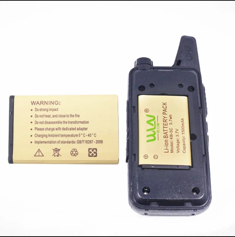 3 шт. Walinet C1 внутренний аккумулятор ультра-тонкий мини KD-C1/KD-C2 3,7 в 1500ма домофон литиевая батарея