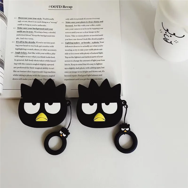 

Cute Earphone Case For Airpods 2 Case Cartoon Penguin for Apple Air pods Case Silicone Bear Wireless Earphone Cover for Earpods