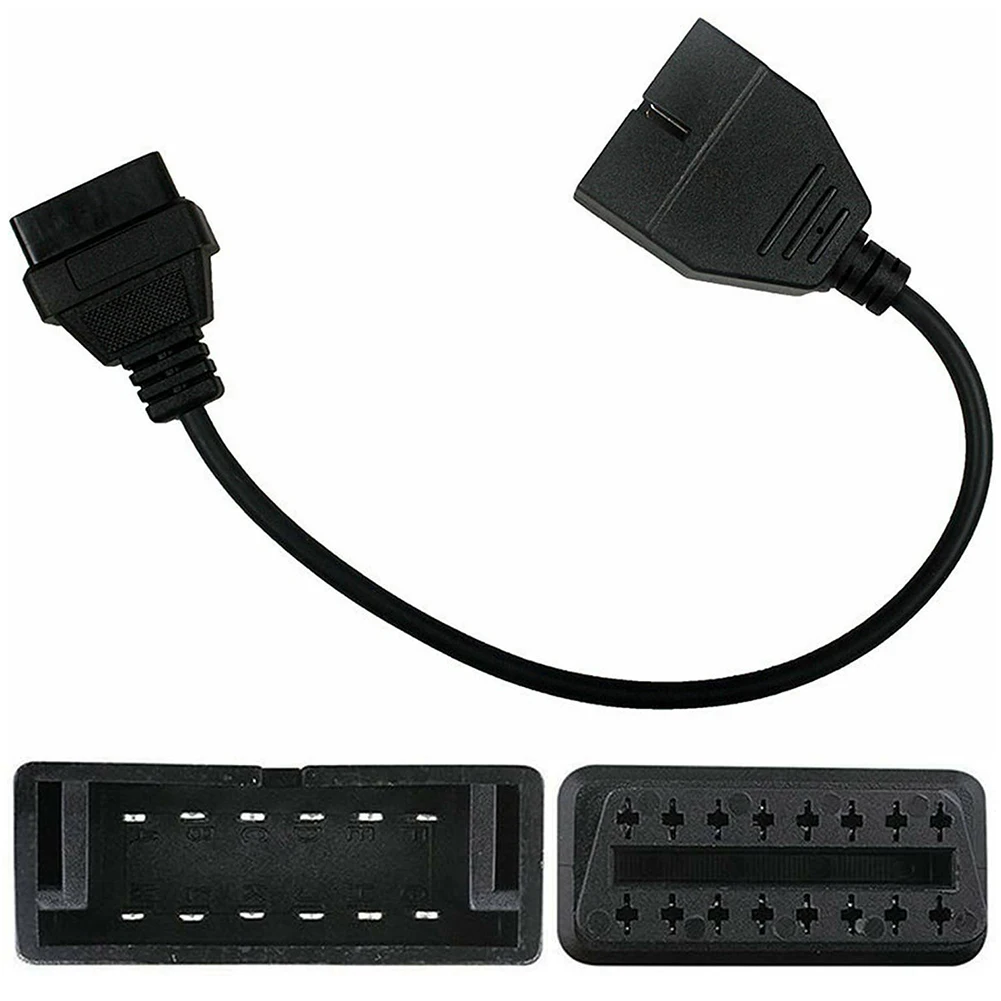 12 Pin до 16 Pin OBD2 Диагностический конвертер адаптер Кабельный разъем для GM carros внешний автомобильный бутик горячий