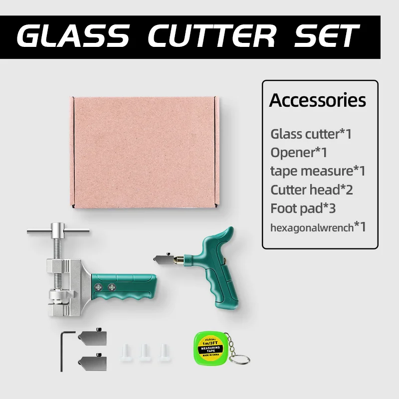 Tile Glass Cutter Ceramic tile glass cutting combination Knife wheel tile cutter tool