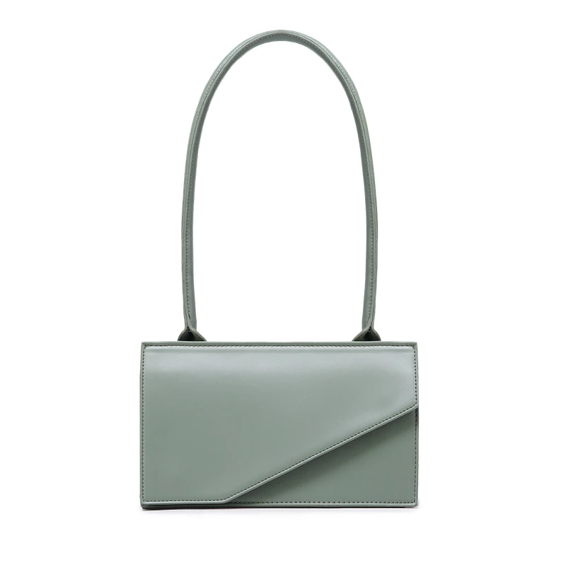 [BXX] Women's Single Shoulder Crossbody Bag All-match Flap Brand Designer Solid Color Chic PU Leather Handbag Tide HI030