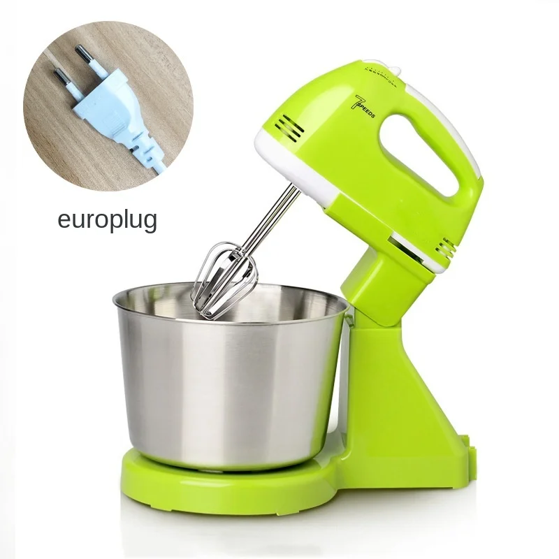 110 V to 220 V Electric Household Desktop Egg Cream and Batter Handheld Hand Mixer Milk Frother Stand Mixer Food Mixer