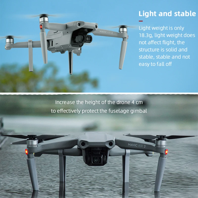 Посадочное шасси 4 см для DJI Mavic Air 2 удлинительные ножки быстросъемный кронштейн