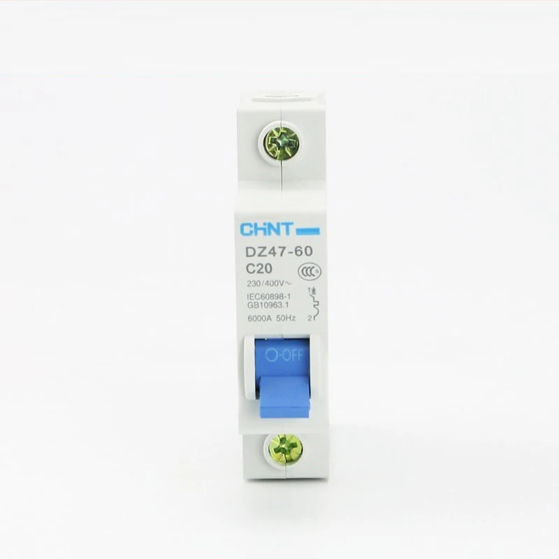CHINT DZ47-60 1P AC 230 V/400 V Миниатюрный автоматический выключатель C, для детей 1, 2, 3, 4, 5, 6 лет 10 15 16 20 25 32 40 50 60A электромагнитный расцепитель типа C