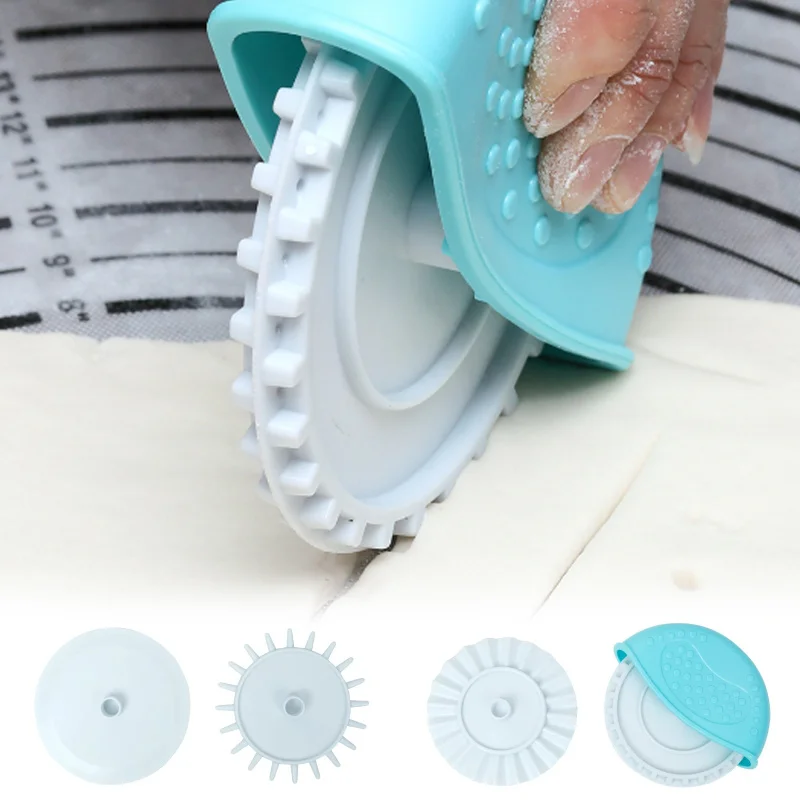 4 шт. кухонный резак пластиковые колесные ролики стандартные круглые для выпечки