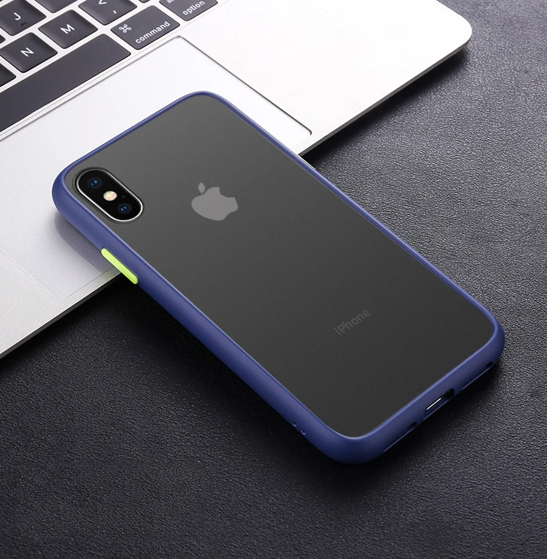 Противоударный силиконовый прозрачный Гибридный чехол для телефона iPhone X XS XR Max 8 7 Plus 6 6S 11 Pro Прозрачная мягкая задняя крышка