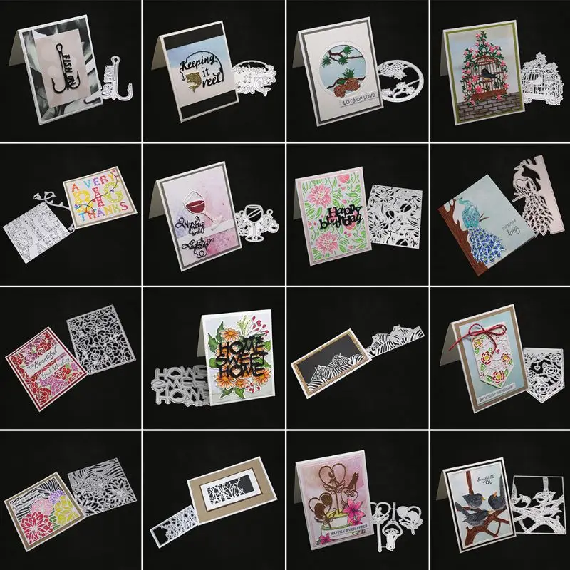 Metal Cutting Dies Stencil Scrapbook Embossing Decor Card Album Paper Craft DIY