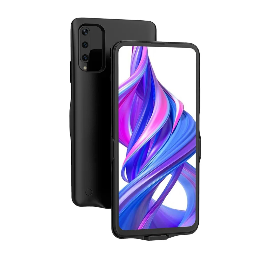 6500 мАч для huawei Honor 9X 9X Pro Чехол для аккумулятора подставка для смартфона зарядное устройство крышка банка питания