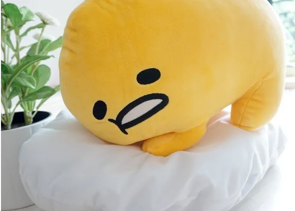 Новинка Gudetama Lazy Egg Jun яичный желток Мячи 40 см Большой братец кукла ленивая подушка мягкая плюшевая игрушка для детей рождественские подарки