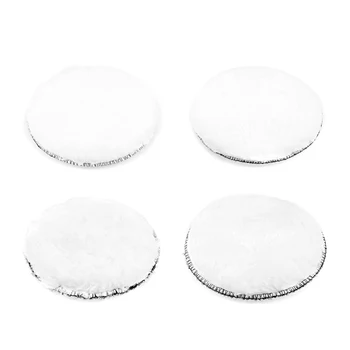 

uxcell 2/4/8Pcs 4/5/6/7-Inch Wool Polishing Pad Hook and Loop Buffing Wheel for anything that needs polishing or buffing