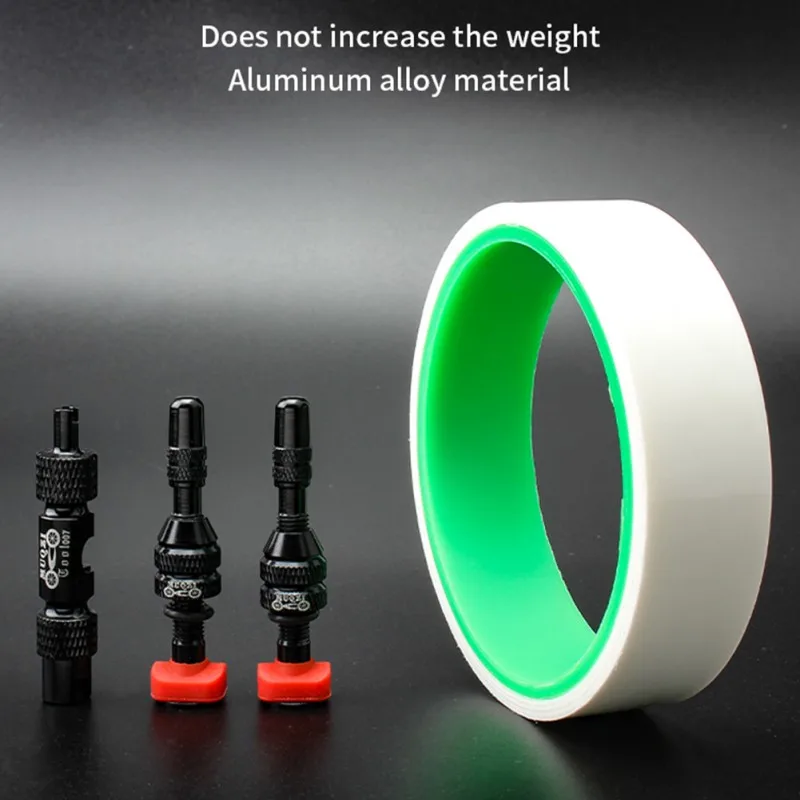 Hot Bike Tubeless Presta Valve & Rim Tape Bicycle Tire Tape Tubeless