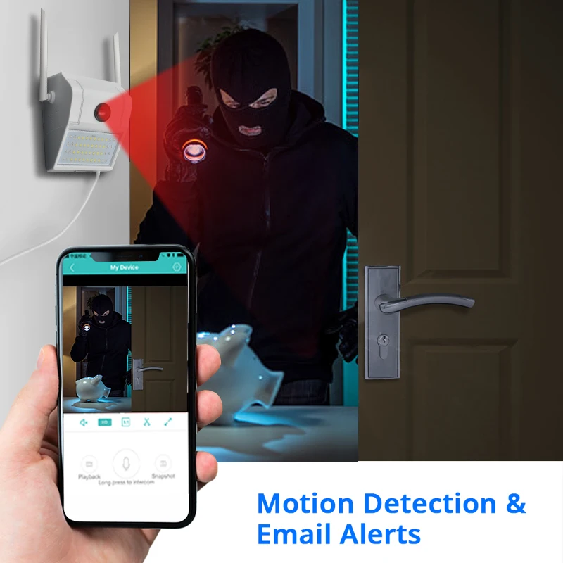 Супер широкоугольный настенный светильник 1080P PTZ wi-fi камера 2MP автоматическое отслеживание водонепроницаемый CCTV Домашняя безопасность IP Беспроводная камера