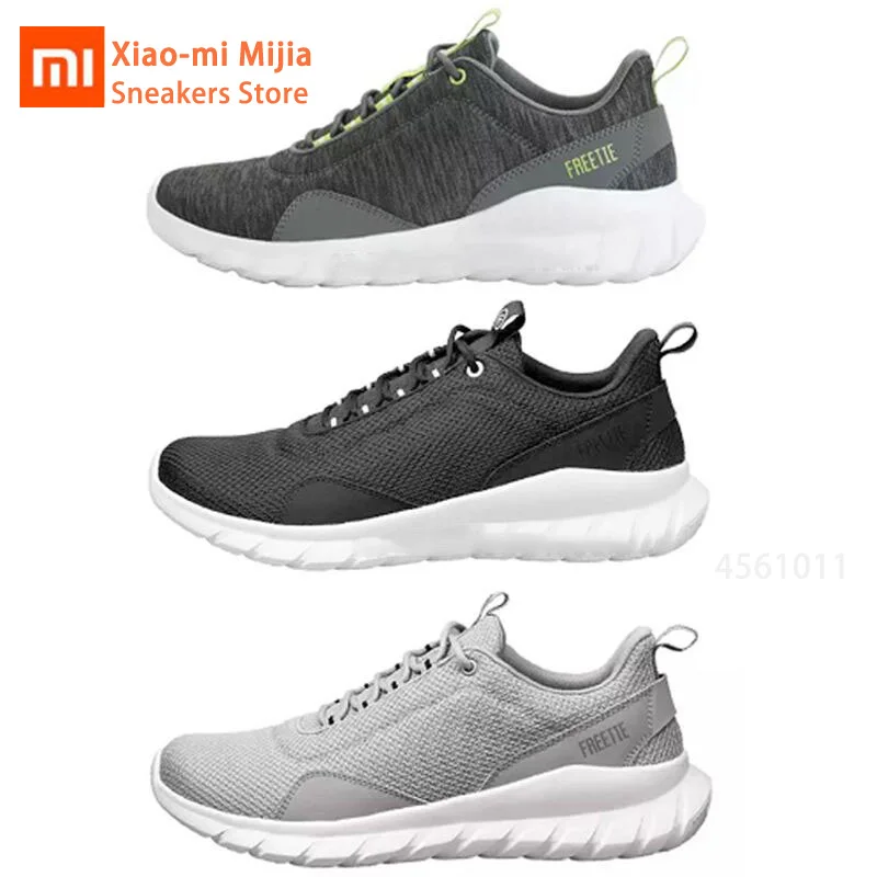 Xiaomi Mijia FREETIE спортивная обувь легкая проветриваемая эластичная трикотажная обувь дышащие освежающие Городские кроссовки для бега для мужчин