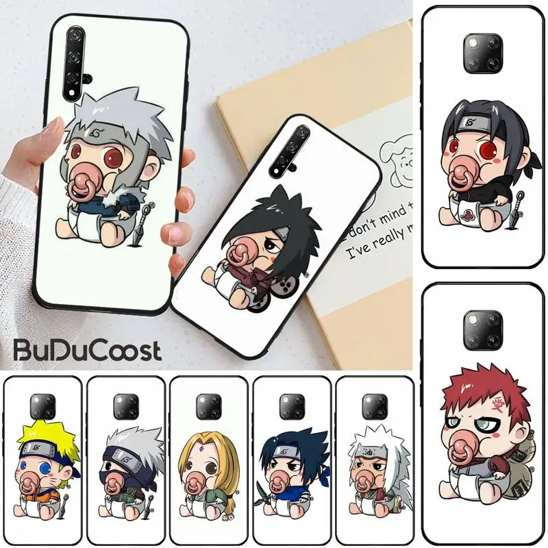 

Naruto cute babies Soft Rubber Phone Cover For Huawei Honor 8X 9 10 20 Lite 7A 8A 5A 7C 10i 20i 9X play 8C