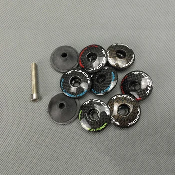 

Carbon Fiber Bicycle Stem MTB Road Bike Bicycle Handbar Stem Top Cap Cover Bolt Universal Decoration For 1-1/8"