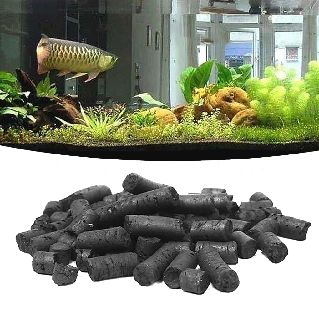

Aquarium Fish Tank Activated Carbon Charcoal Purify Water Quality Filter Media Removes Impurities Odours Pellet