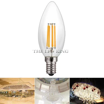 

LED Filament Chip E14 E27 220V Dimmable Edison Candle Light Bulb 2W 4W 8W 12W Replace 10W 20w 40w 60W Incandescent Lamp Lighting