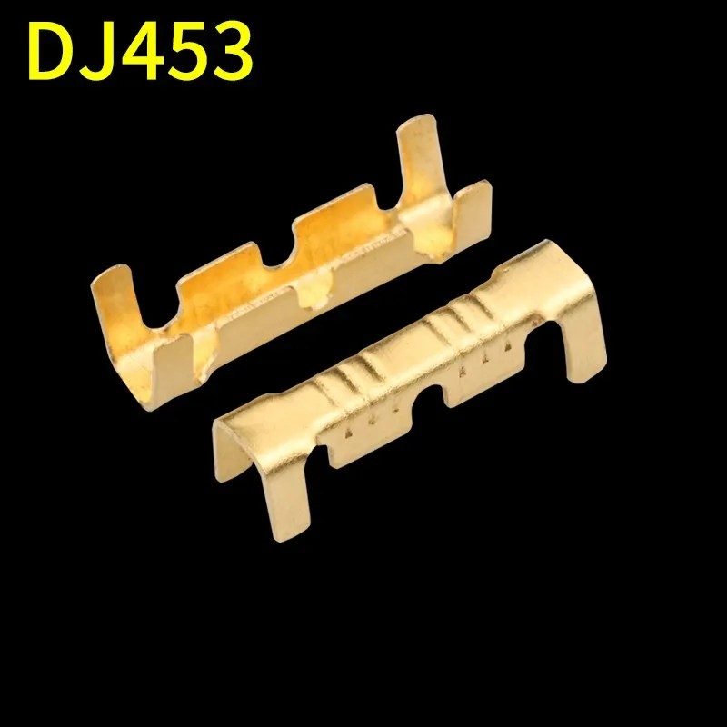 

100Pcs DJ453 U-shaped Crimping Terminal Tab Cold Inserts Connectors Cold Terminal Small Teeth Fascia Terminal 0.3-4mm2
