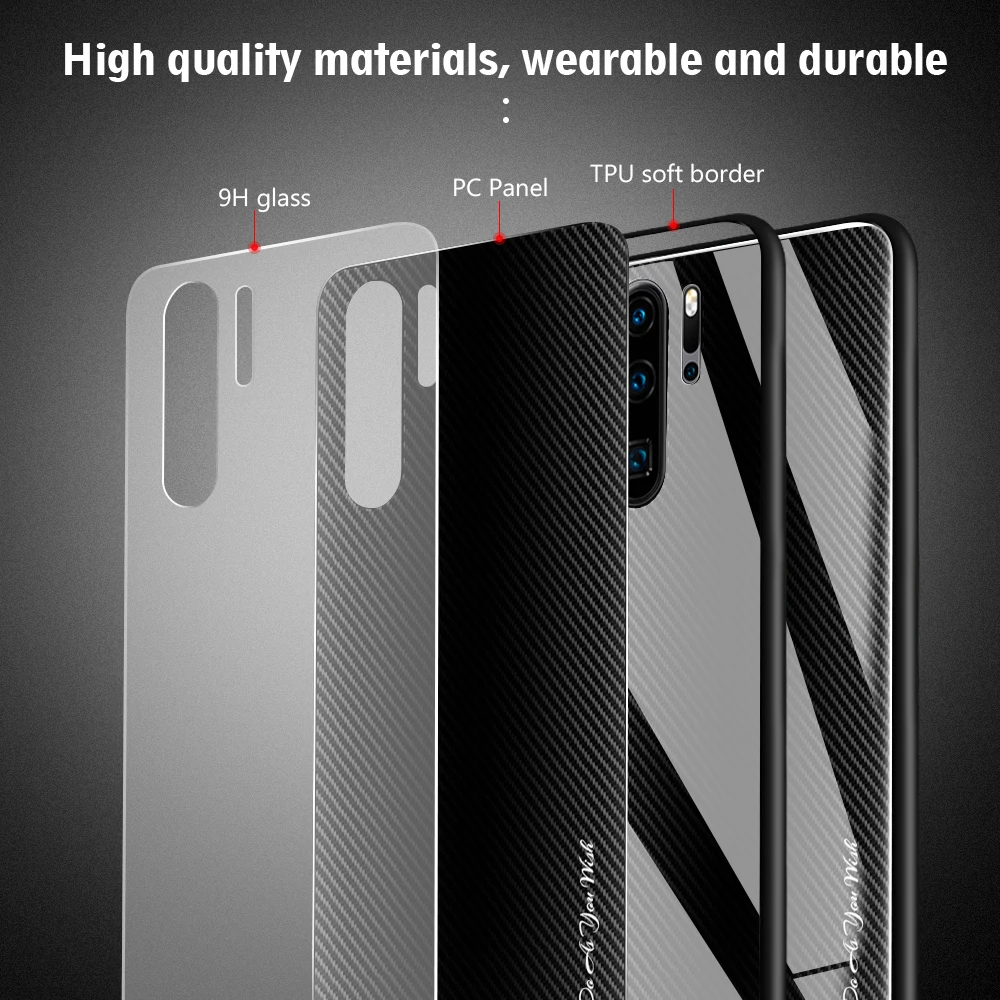 Противоударный чехол из закаленного стекла для телефона huawei Honor 20 9X8X10 P20 mate 20 Lite P30 Pro Y9 Prime Y7 Pro градиентный чехол