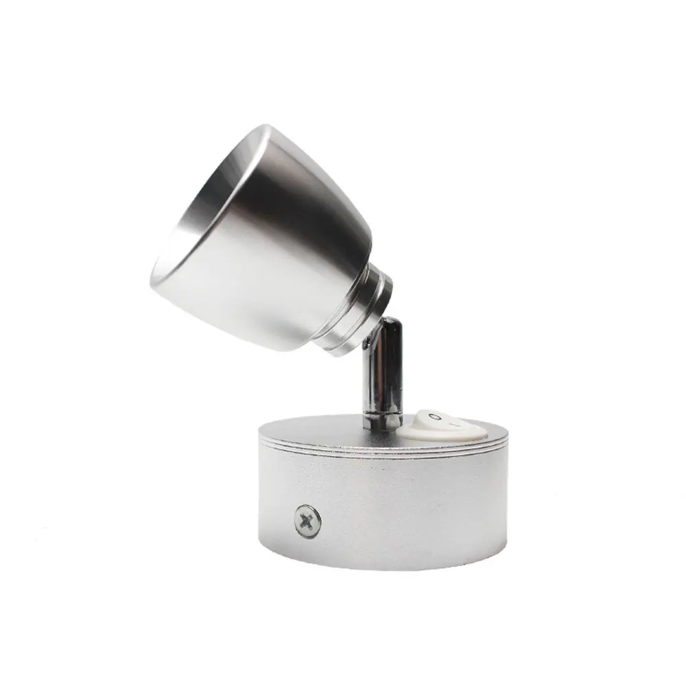 Luz de Leitura Nova Chegada Led rv Marinha Lâmpada Parede Cabeceira Reboque Acampamento Iluminação Interior Spotlight w - Interruptor Dc12v-24v 2 Pçs 3w 10 Cheap Luminárias de parede