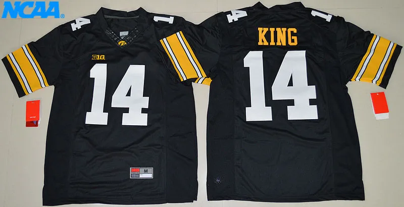 Новое поступление высокое качество Desmond King#14 футболка колледжа Джерси S-XXXL