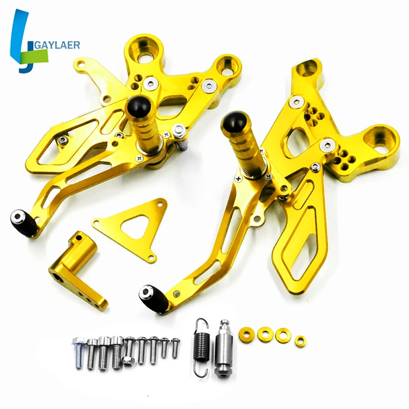 

Motorcycle MT-09 FZ-09 CNC Adjustable Rearset Footrest Foot Rest Pegs for Yamaha MT09 FZ09 2013 2014 2015 2016
