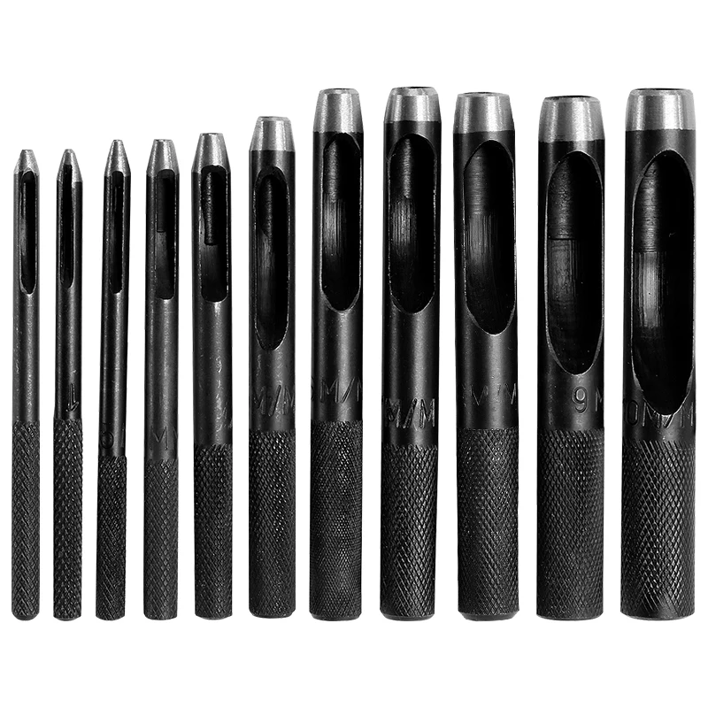 LMDZPunchingLeatherHolePunchRoundSteelLeatherCraftHollowHole