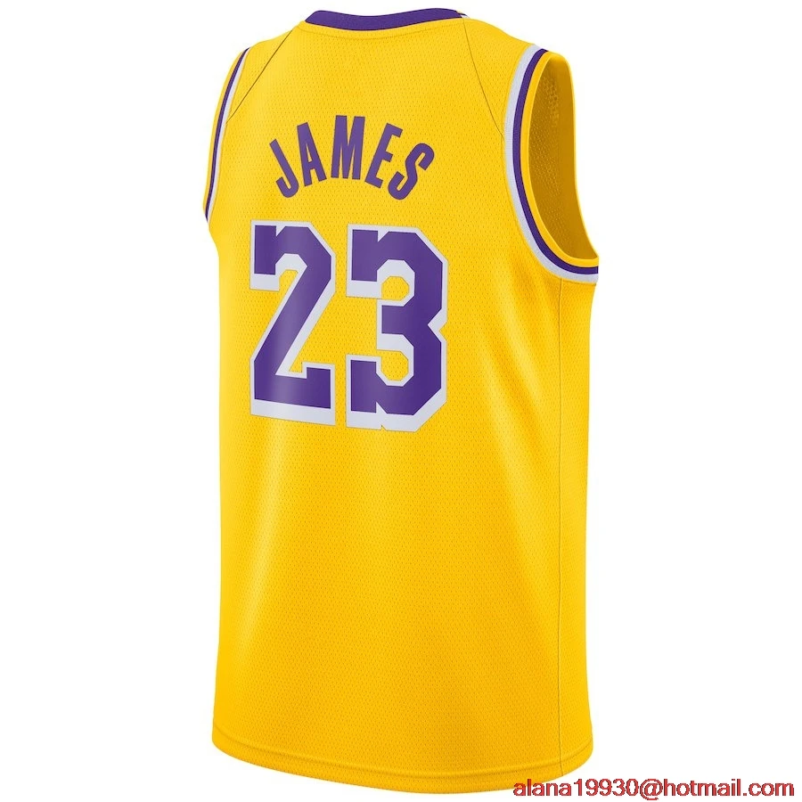 PIC Молодежная детская баскетбольная майка LeBron James Lonzo Ball Brandon Ingram Kobe Bryant /19 City Edition, баскетбольная майка в Лос-анжелесском стиле - Color: PIC