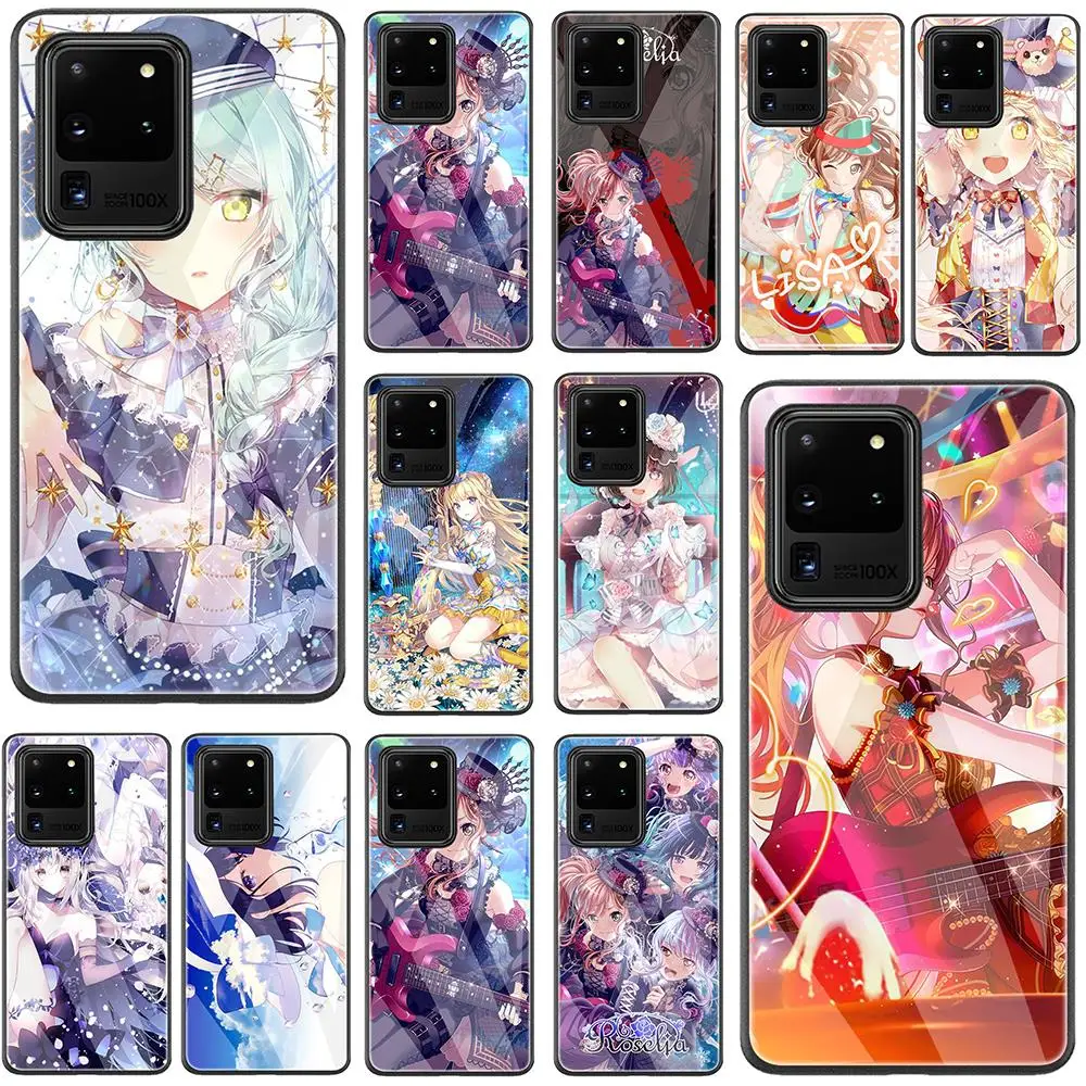 Ran bang dream lisa для Samsung Galaxy A51 A71 A81 S20 ультра плюс закаленное стекло из термопластика