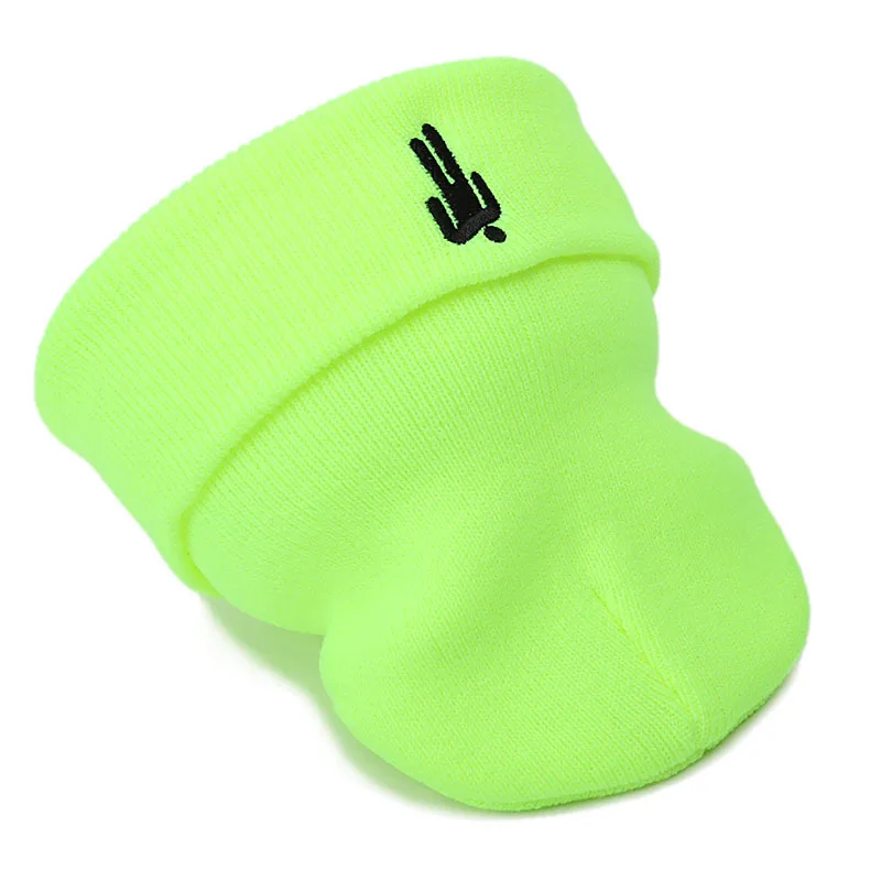 Вышивка Billie Eilish Beanie шляпа для женщин и мужчин вязаные зимние шапки для мужчин и женщин Твердые хип-хоп повседневные с манжетами широкий берет-Боб