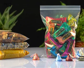 

30 sizes Jewelry Ziplock Zip Zipped Lock Reclosable Clear Bags 100pcs Transparent Small Plastic Poly Bags Large storage pouches