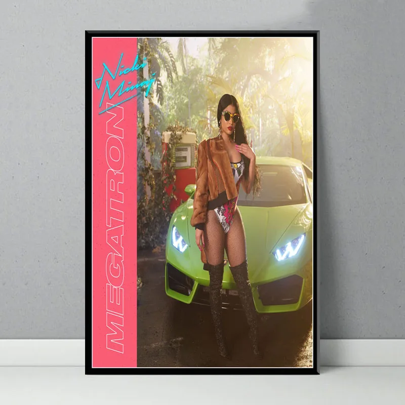 Nicki Minaj queen Chun-Li горячий альбом хип хоп Рэп музыка звезда Искусство Живопись Шелковый Холст плакат настенный домашний декор