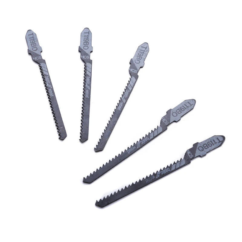 25x Carbon Steel Jigsaw Saw Blades T119BO Curved Cut for Bosch Hitachi Makita I
