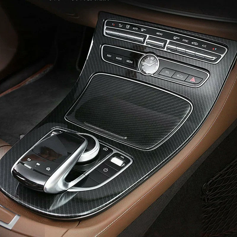 Acouto ABS Автомобильная панель управления переключения передач декоративная накладка для e-класса W213