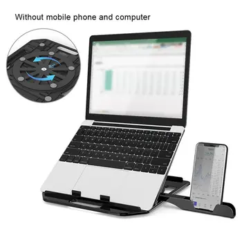 

Notebook Computer Stand Desktop Lifting 7 Inclined Angle Rack Folding Cooling Rack Bracket Adjustable Stand With Phone Stand