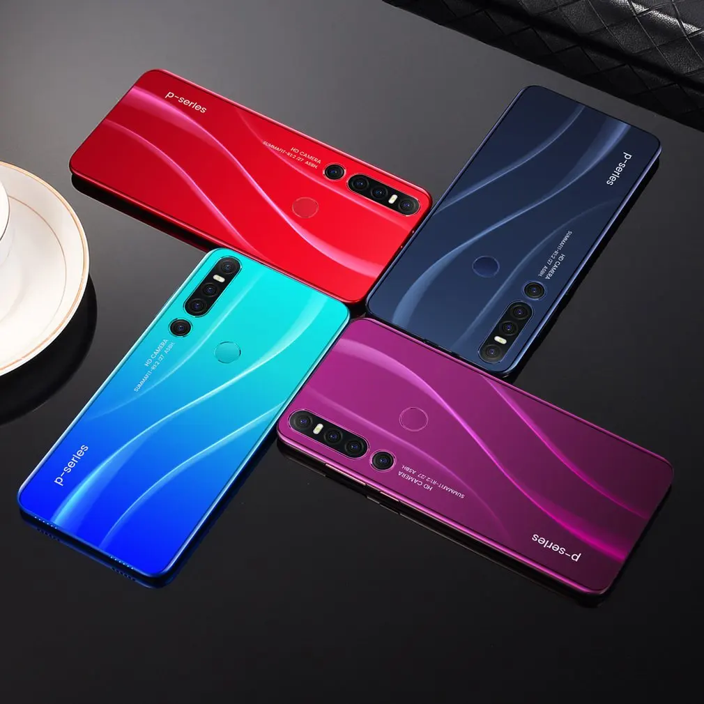 EU/US New P46 pro Smartphone 1GB+8GB cellular Android 9.1 Handphone Core 6.1inch mobilephone Face Fingerprint Recognition