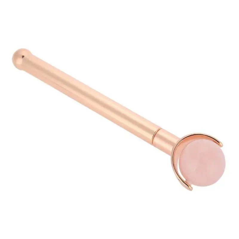 Pink Jade Face Slimming Roller Facial Massage Roller Natural Jade Anti-wrinkles Skin Care Face Massager Beauty Tool
