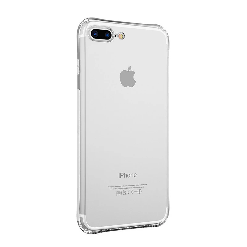 Чехол KISS прозрачный Кристальный Тонкий чехол для iPhone X 10 7 8 6 6s Plus Мягкий