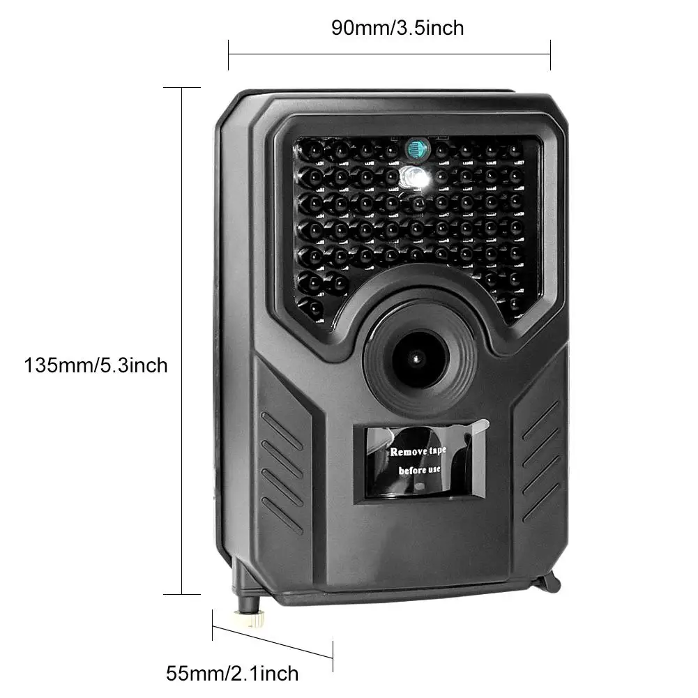 

Hunting Cameras PR200B HD 1080P Trail Camera Waterproof Trapping Cam IR Cut Surveillance Hunting Night Vision Thermal Camera