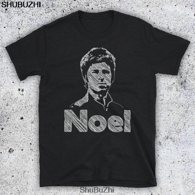 

drop shipping Inspired By Oasis Noel Gallagher Sketch Britpop Legends Guitarist Unofficial Mens T-Shirt fashion brand t shirt