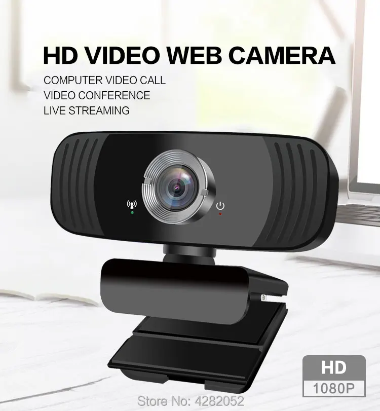 Веб-камера 1080P USB Full HD с микрофоном для ноутбуков Mac компьютеров Youtube | Безопасность