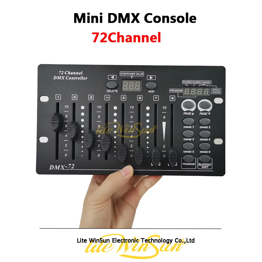 72 канала простой DMX 512 контроллер бар DJ освещение консоль для сцены движущийся