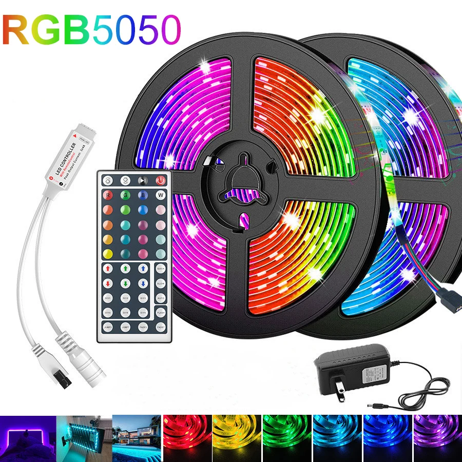 NICLUX светодиодный ленточный светильник RGB 5050 гибкая светодиодная лента световой