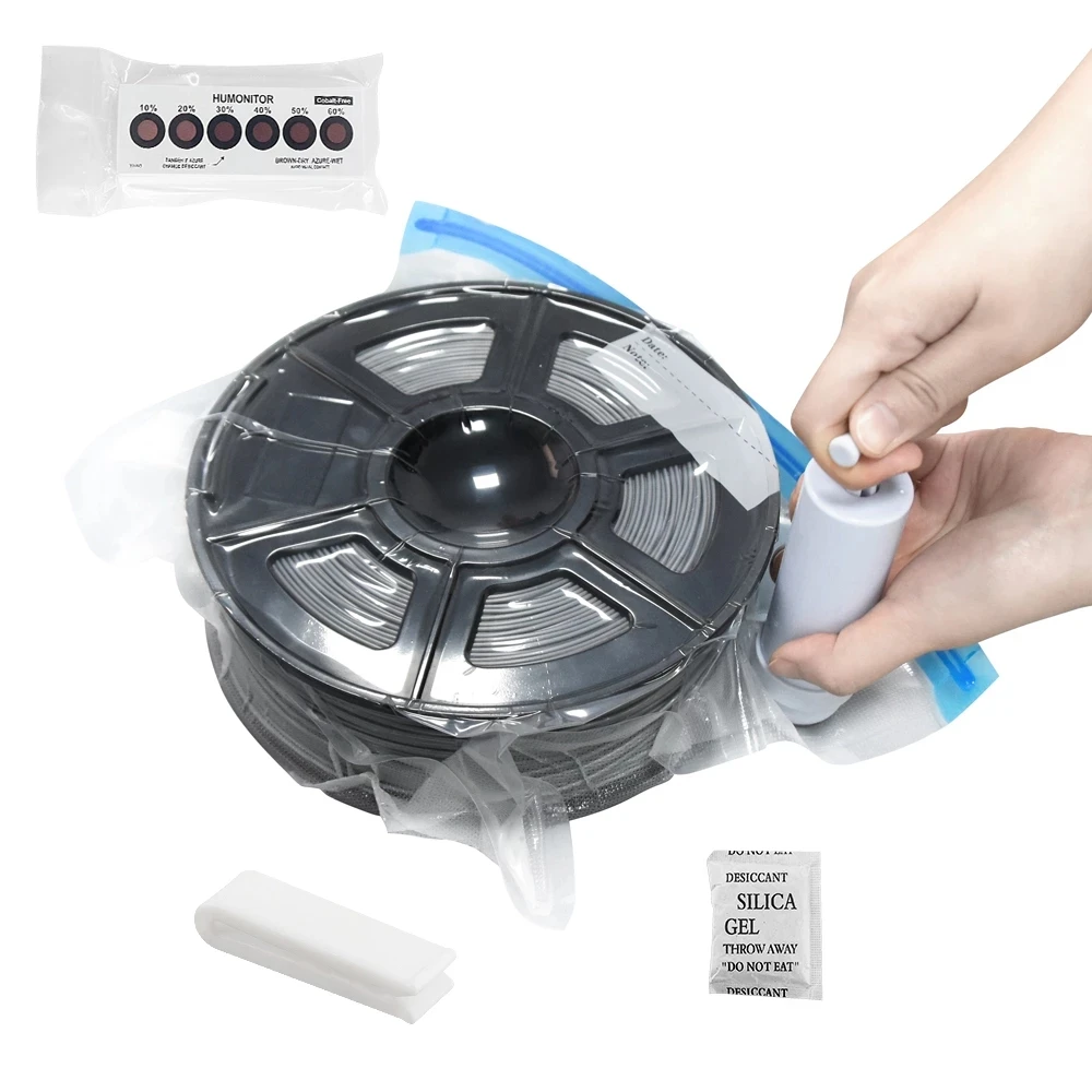 Larger 3D Filament Storage Bag Vacuum Kit Filament Bags Storage Spool  Sealing 1kg Spool – de bästa produkterna i webbutiken Joom Geek