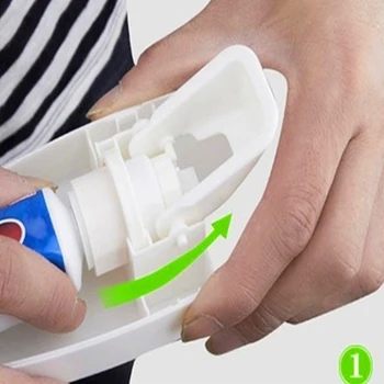 

Automatic Auto Toothpaste Dispenser +Toothbrush Holder Set Wall Mount Wine