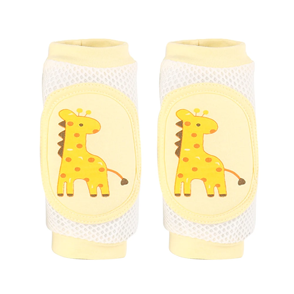 Giraffe Новинка года; 1 пара; Детские Безопасные гольфы для малышей; короткий наколенник защита для ползающего ребенка - Цвет: Giraffe