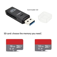 tf כרטיס פטל Pi 4 B 2GB / 4GB לצייד 3 סוגים של המקרה + מתאם מתח EU + קו מתג + 16GB / 32GB TF כרטיס + קורא כרטיסים USB + כבל HDMI (5)
